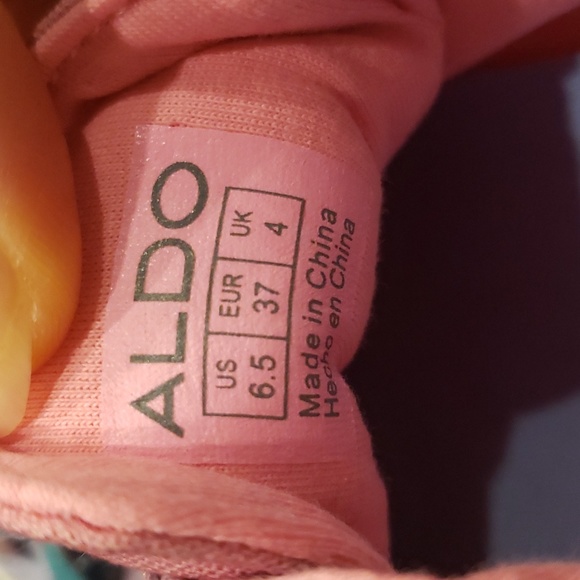 Aldo shoes size 6.5 lilac and pink - Picture 2 of 5